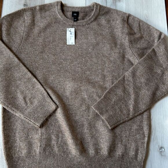 River Island Soft Touch Crew Neck‎ Sweater Stone (Light Brown) XL Nwt - Picture 5 of 6
